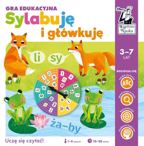 Kapitan Nauka. Gra edukacyjna. Sylabuję i główkuję