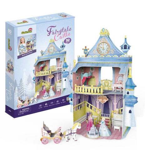 Puzzle 3D Domek dla lalek Fairytale Castle