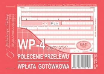 Polecenie przelewu wpłata gotówkowa... 445-5M