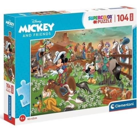 Puzzle 104 Maxi Super Kolor Mickey & Friends