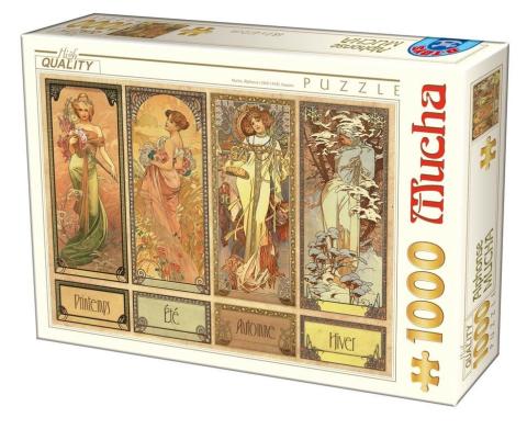 Puzzle 1000 Alfons Mucha, Cztery sezony