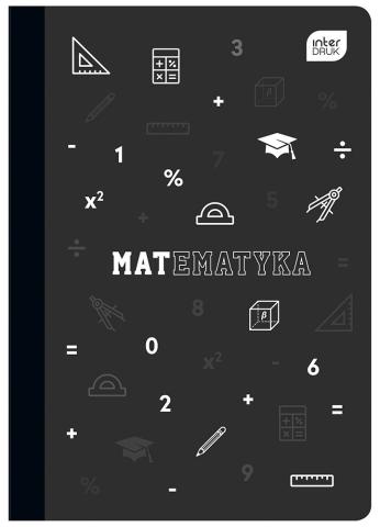 Zeszyt A5/60K kratka PP Matematyka (10szt)