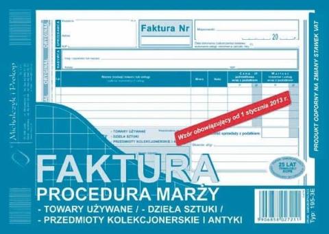 Faktura Procedura marży 195-3E