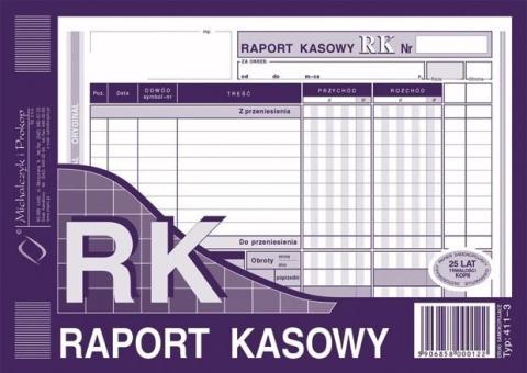 RK Raport kasowy 411-3