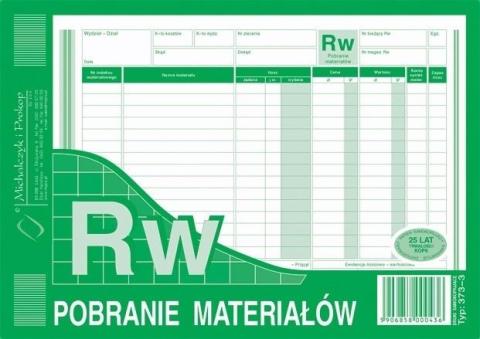 RW Pobranie materiałów 373-3