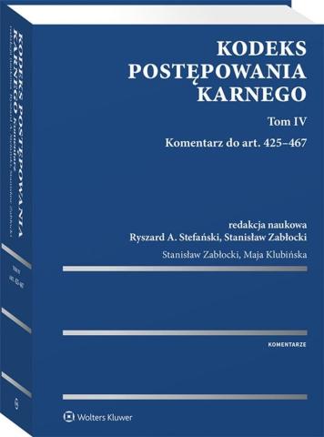 Kodeks postępowania karnego T.6 Komentarz