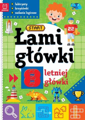 Łamigłówki 8-letniej główki. Labirynty, krzyżówki