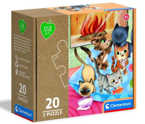 Puzzle 2x20 Play For Future Puppies Noli