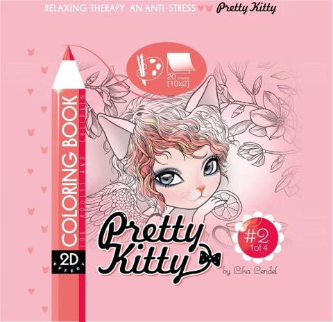 Kolorowanka antystresowa 200x200 Pretty Kitty 2