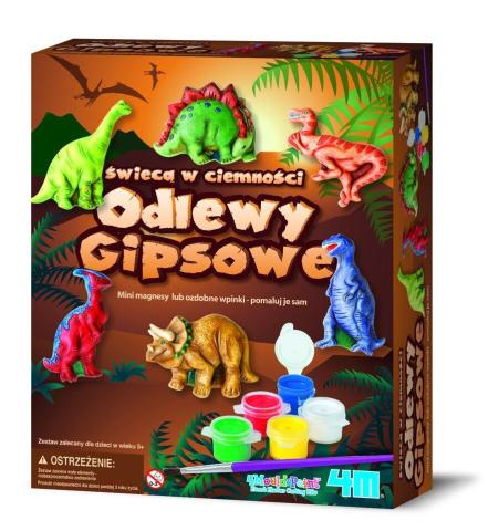 Odlewy gipsowe - Dinozaury 4M