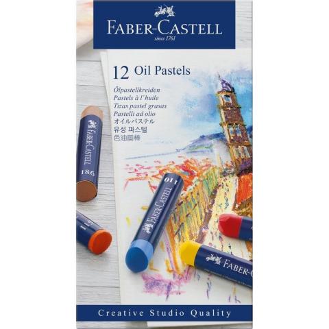 Pastele olejne CS 12 kolorów FABER CASTELL