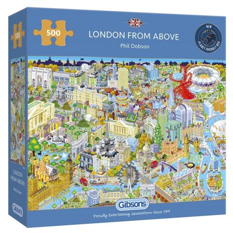 Puzzle 500 Widok z góry na Londyn G3