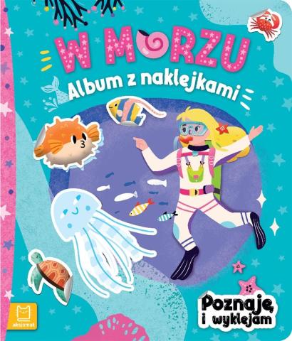 Album z naklejkami. W morzu