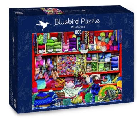 Puzzle 1000 Półki pełne wełny