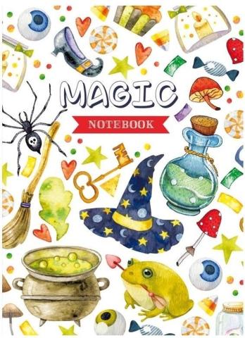 Notatnik ozdobny 145x197/64K krata Magic Notebook