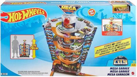 Hot Wheels City Zestaw Zakręcony Megagaraż