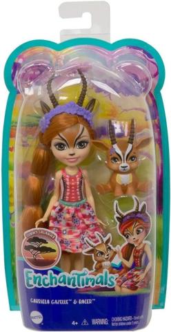 Enchantimals. Lalka Gabriela Gazelle + Spotter