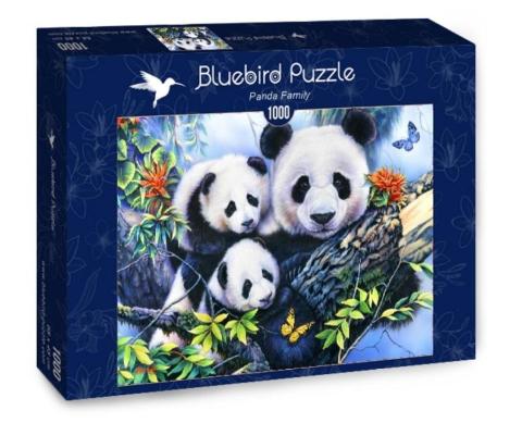 Puzzle 1000 Rodzinka Pand