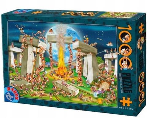 Puzzle 1000 Szaleństwo budowa Stonehenge