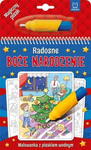 Radosne Boże Narodzenie. Malowanka z pisakiem