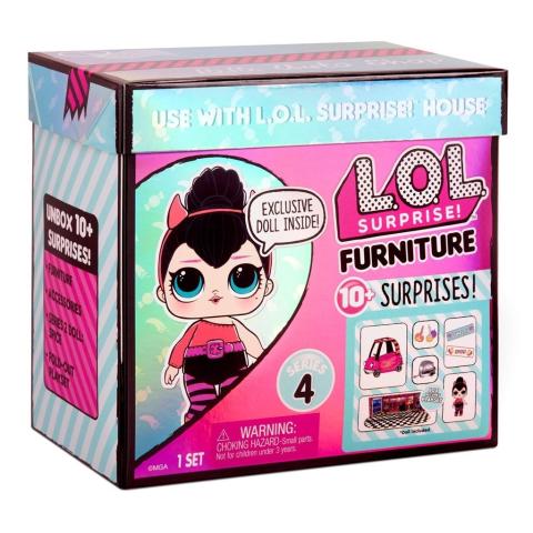 LOL Suprise Furniture with Doll B.B Auto Shop