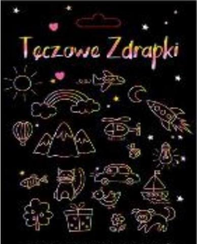 Tęczowe zdrapki Creative