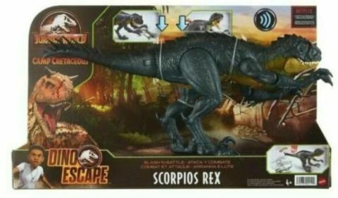 Jurassic World Scorpius Rex Atak szponami HBT41