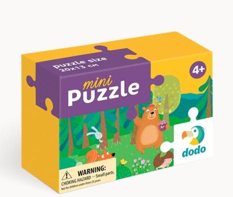 Puzzle 35 mini Niedźwiadek i przyjaciele