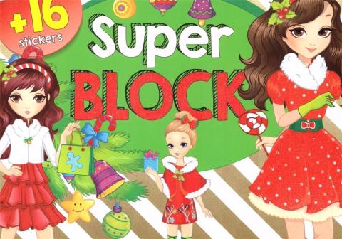 Super block + 16 naklejek