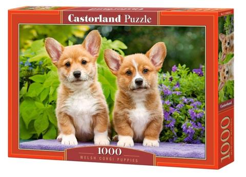 Puzzle 1000 Welsh Corgi Puppies CASTOR