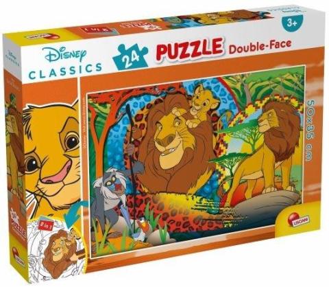 Puzzle dwustronne Plus 24 Król Lew