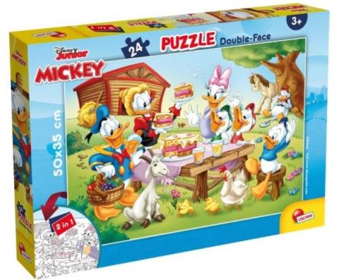 Puzzle dwustronne Plus 24 Kaczor Donald