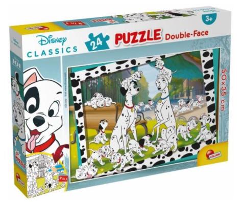 Puzzle dwustronne Plus 24 Klasyka Disney