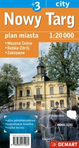 Nowy Targ/Zakopane plus 3 - plan miasta Demart