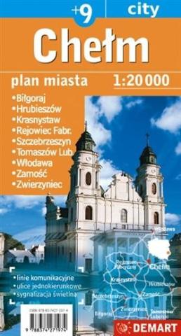 Chełm/Zamość plus 9 - plan miasta Demart