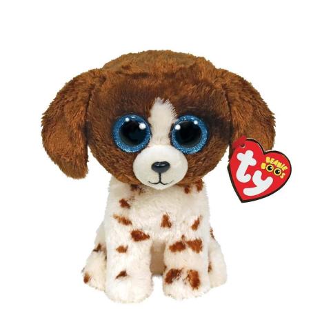 Beanie Boos Muudles - Brązowo-biały pies 15cm