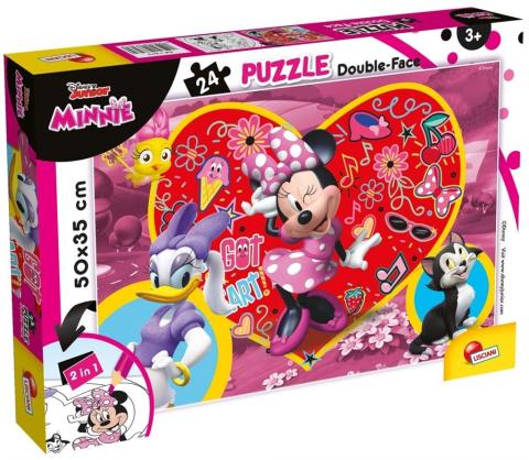 Puzzle dwustronne Plus 24 Minnie