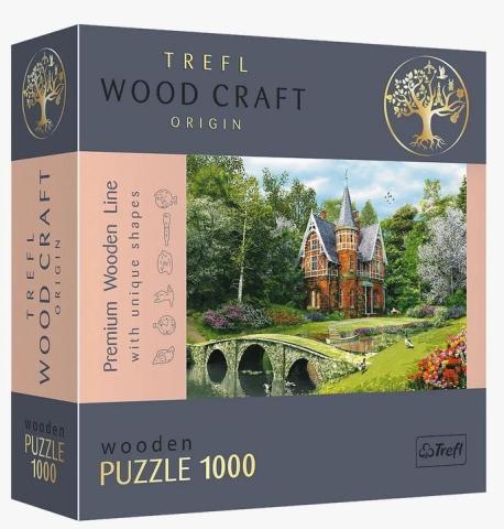 Puzzle drewniane 1000 Wiktoriański dom TREFL