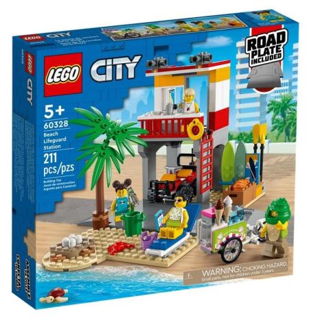 Lego CITY 60328 Stanowisko ratownicze na plaży