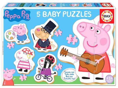 Puzzle 3-5 Świnka Peppa G3