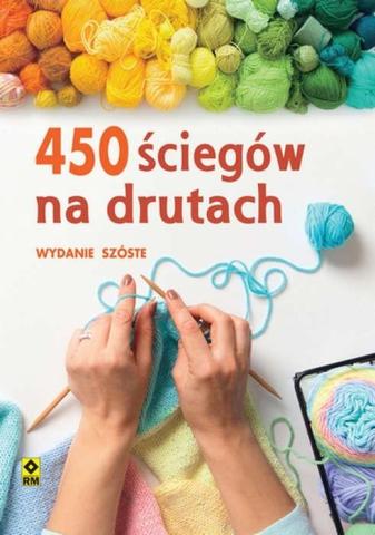 450 ściegów na drutach w.6