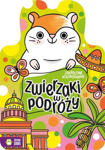 Zakręcone kolorowanie. Zwierzaki w podróży