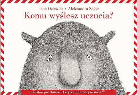 Komu wyślesz uczucia? Zestaw pocztówek z książki