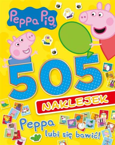 Peppa Pig. 505 naklejek. Peppa lubi się bawić!