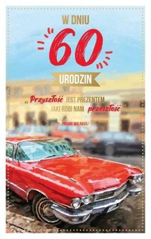 Kartka okolicznościowa Urodziny 60 P15