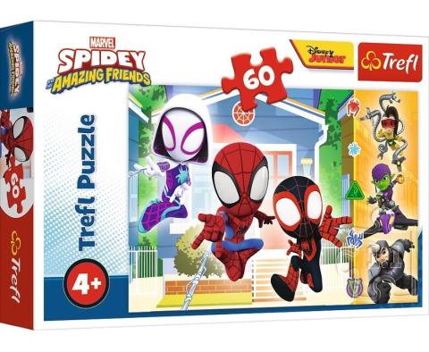 Puzzle 60 W świecie Spidey'a TREFL