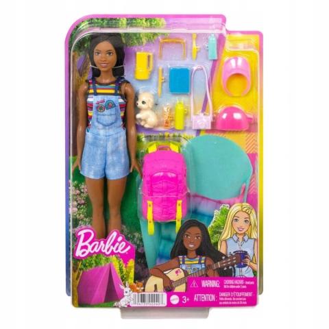 Barbie Brooklyn na kempingu lalka+akcesoria