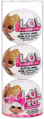 LOL Surprise Glitter 3-pack Doll Style 4