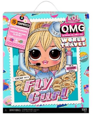 LOL Surprise OMG Travel Doll Fly Gurl