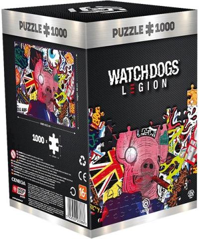 Puzzle 1000 Watch Dogs Legion: Pig Mask